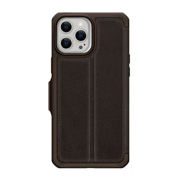 Itskins Hybrid Folio iPhone 13 Pro Cover - Brown With Real Leather - Tashqila Itskins Hybrid Folio iPhone 13 Pro Cover - Brown With Real Leather - Tashqila